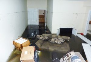 Flooded Basement Debris Removal